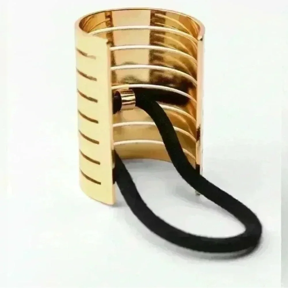 🔥🔥Zara hair tie metallic stripe new no tags
